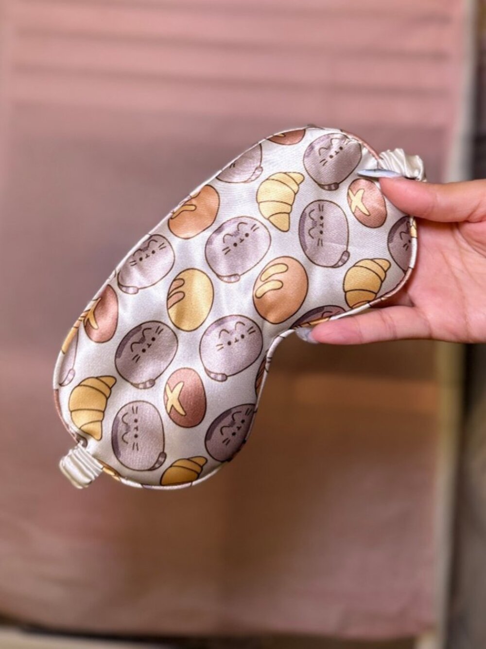 Pusheen Box Satin Sleeping Eye Mask Bread Box Spring 2024 CultureFly NEW